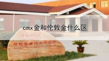  cmx金和伦敦金什么区别